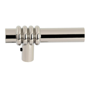 Milano KSH8126ML Metal Lever Handle, Polished Nickel