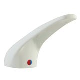 KSH896W Metal Lever Handle, White