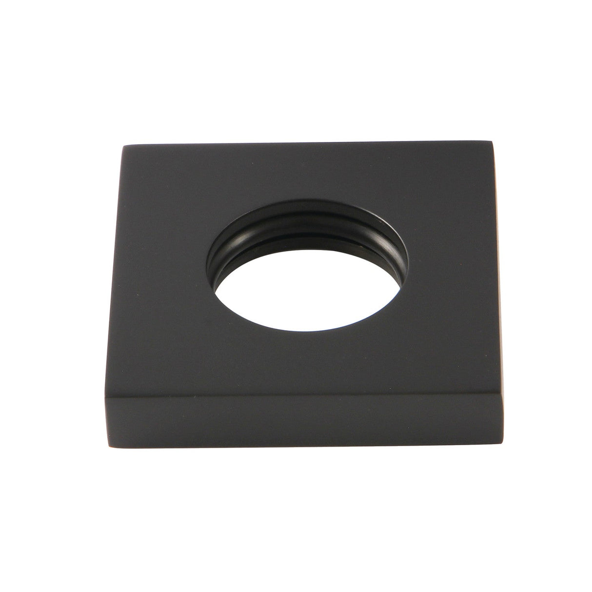 KSHF6120 Brass Square Handle Flange, Matte Black
