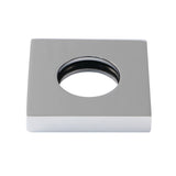 KSHF6121 Brass Square Handle Flange, Polished Chrome