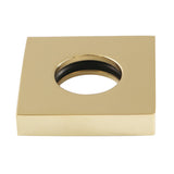KSHF6122 Brass Square Handle Flange, Polished Brass