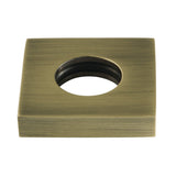 KSHF6123 Brass Square Handle Flange, Antique Brass