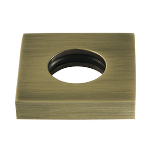 KSHF6123 Brass Square Handle Flange, Antique Brass
