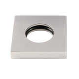 KSHF6126 Brass Square Handle Flange, Polished Nickel