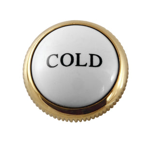 KSHI1162AXC Cold Handle Index Button, Polished Brass
