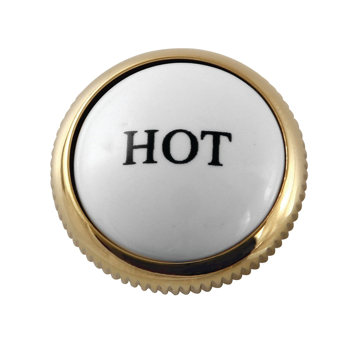 KSHI1162AXH Hot Handle Index Button, Polished Brass