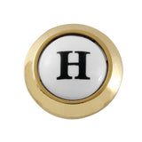 KSHI1162PXH Hot Handle Index Button, Polished Brass