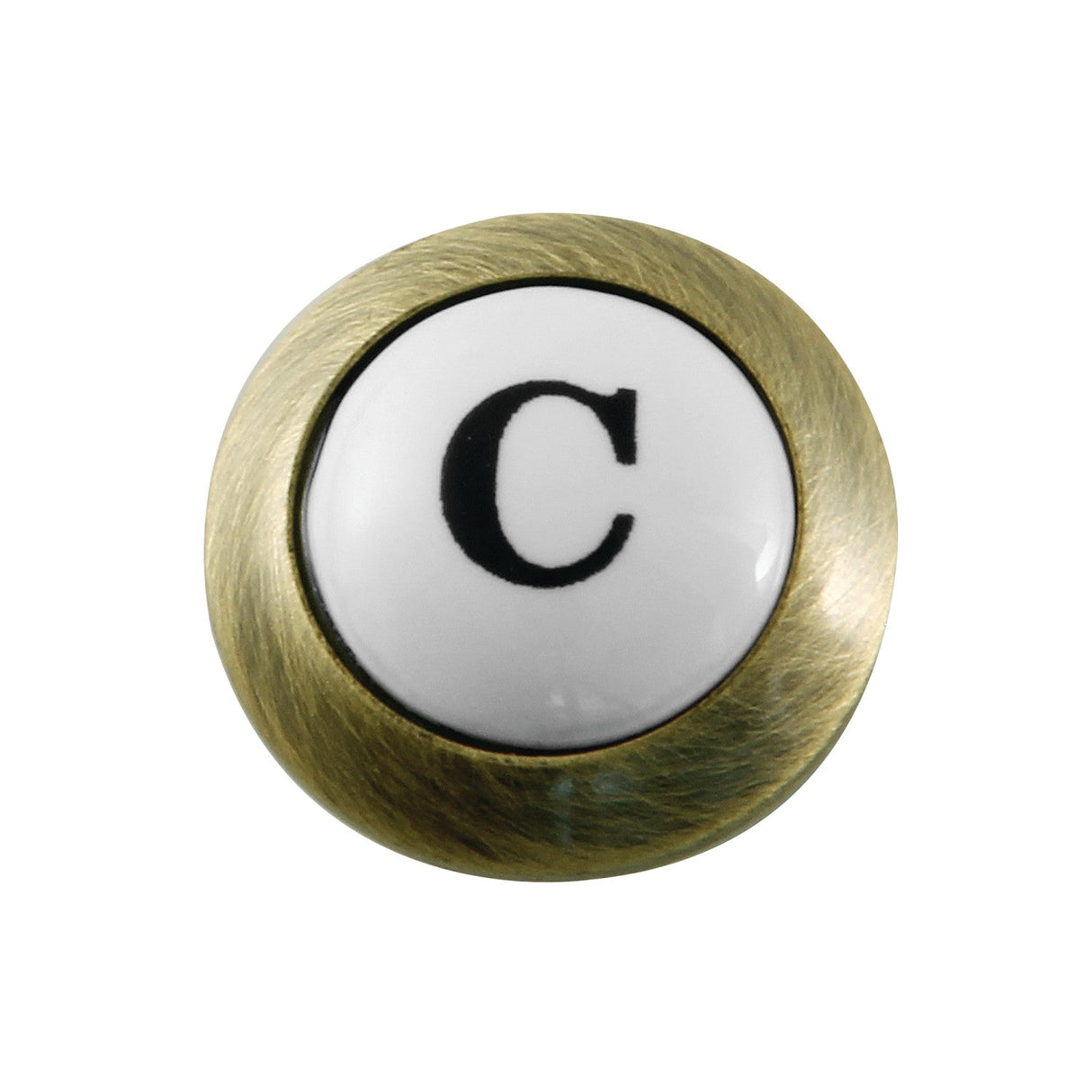 KSHI1163PXC Cold Handle Index Button, Antique Brass