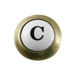 KSHI1163PXC Cold Handle Index Button, Antique Brass