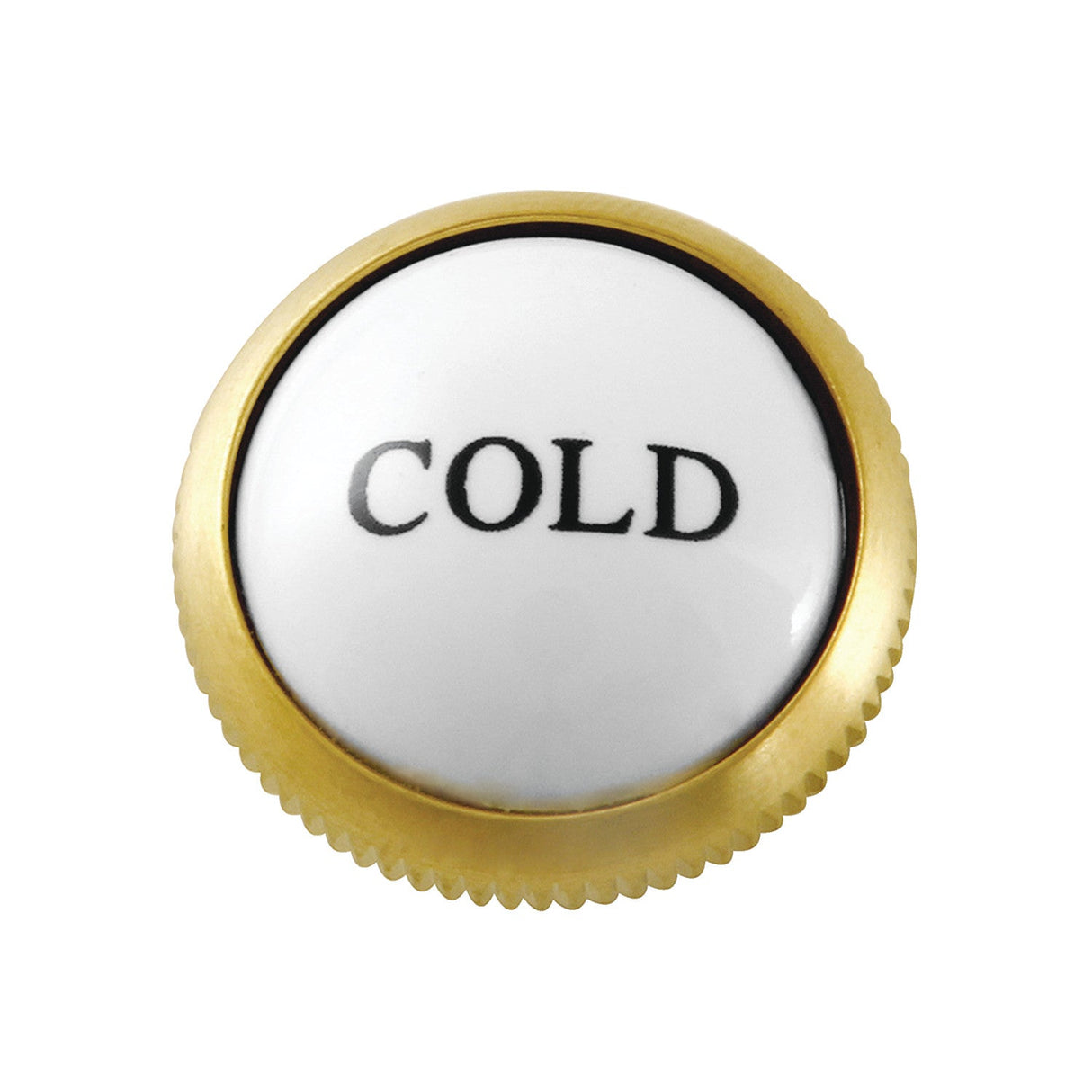 KSHI1167AXC Cold Handle Index Button, Brushed Brass