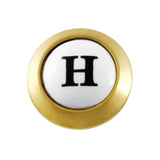 KSHI1167PXH Hot Handle Index Button, Brushed Brass