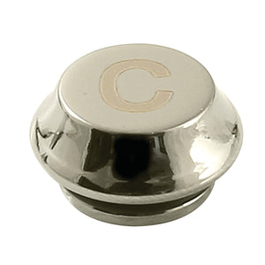 Kingston KSHI313PNC Cold Handle Index Button, Polished Nickel