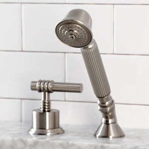 KSK2368MLTR Deck Mount Hand Shower with Diverter for Roman Tub Faucet, Brushed Nickel