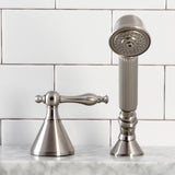KSK2368NLTR Deck Mount Hand Shower with Diverter for Roman Tub Faucet, Brushed Nickel