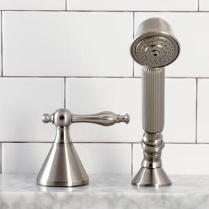 KSK2368NLTR Deck Mount Hand Shower with Diverter for Roman Tub Faucet, Brushed Nickel