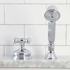 KSK3331AXTR Deck Mount Hand Shower with Diverter for Roman Tub Faucet, Polished Chrome