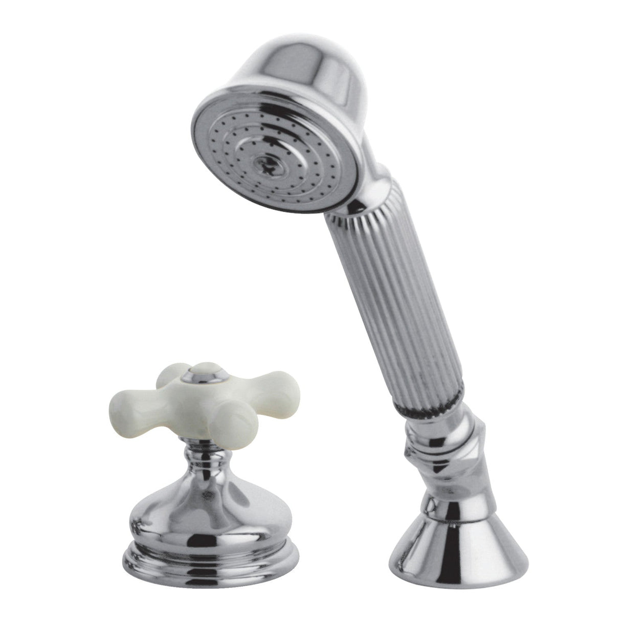 KSK3331PXTR Deck Mount Hand Shower with Diverter for Roman Tub Faucet, Polished Chrome