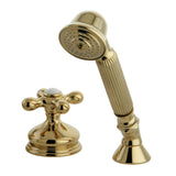 KSK3332AXTR Deck Mount Hand Shower with Diverter for Roman Tub Faucet, Polished Brass