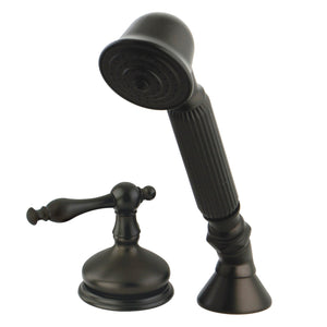 KSK3335NLTR Deck Mount Hand Shower with Diverter for Roman Tub Faucet, Oil Rubbed Bronze