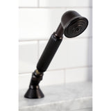 KSK3335PLTR Deck Mount Hand Shower with Diverter for Roman Tub Faucet, Oil Rubbed Bronze