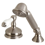 KSK3338PLTR Deck Mount Hand Shower with Diverter for Roman Tub Faucet, Brushed Nickel