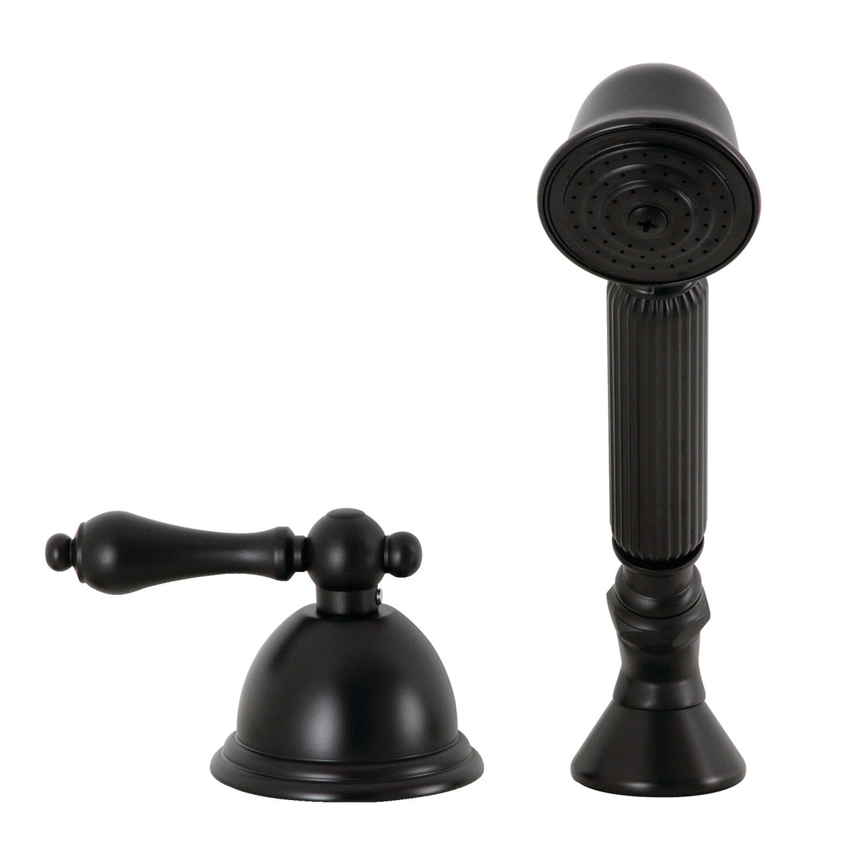 Vintage KSK3350ALTR Deck Mount Hand Shower with Diverter for Roman Tub Faucet, Matte Black