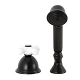 Vintage KSK3350PXTR Deck Mount Hand Shower with Diverter for Roman Tub Faucet, Matte Black