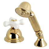 Vintage KSK3352PXTR Deck Mount Hand Shower with Diverter for Roman Tub Faucet, Polished Brass