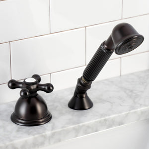 KSK3355AXTR Deck Mount Hand Shower with Diverter for Roman Tub Faucet, Oil Rubbed Bronze