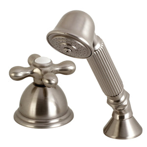 KSK3358AXTR Deck Mount Hand Shower with Diverter for Roman Tub Faucet, Brushed Nickel