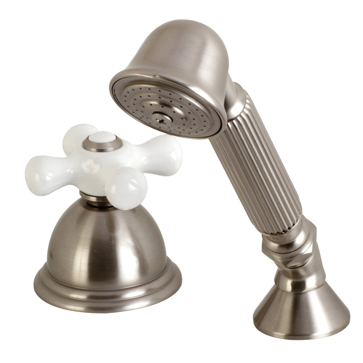 Vintage KSK3358PXTR Deck Mount Hand Shower with Diverter for Roman Tub Faucet, Brushed Nickel