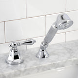 KSK4301ALTR Deck Mount Hand Shower with Diverter for Roman Tub Faucet, Polished Chrome