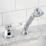 KSK4301PLTR Deck Mount Hand Shower with Diverter for Roman Tub Faucet, Polished Chrome