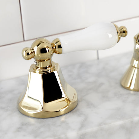 KSK4302PLTR Deck Mount Hand Shower with Diverter for Roman Tub Faucet, Polished Brass