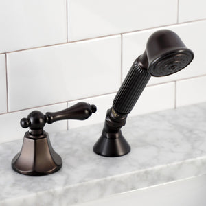 KSK4305ALTR Deck Mount Hand Shower with Diverter for Roman Tub Faucet, Oil Rubbed Bronze
