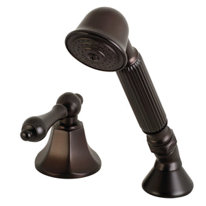 KSK4305ALTR Deck Mount Hand Shower with Diverter for Roman Tub Faucet, Oil Rubbed Bronze