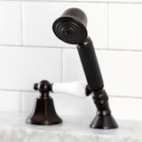 KSK4305PLTR Deck Mount Hand Shower with Diverter for Roman Tub Faucet, Oil Rubbed Bronze