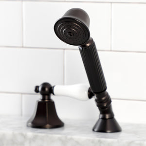 KSK4305PLTR Deck Mount Hand Shower with Diverter for Roman Tub Faucet, Oil Rubbed Bronze