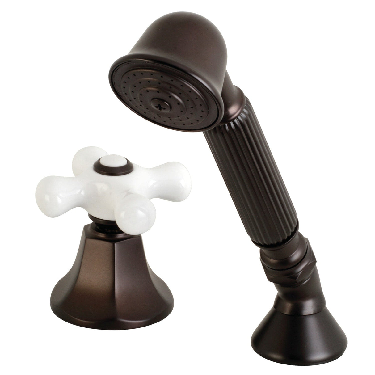 KSK4305PXTR Deck Mount Hand Shower with Diverter for Roman Tub Faucet, Oil Rubbed Bronze