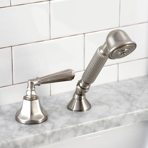 KSK4308HLTR Deck Mount Hand Shower with Diverter for Roman Tub Faucet, Brushed Nickel