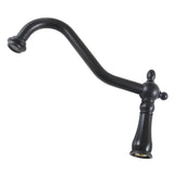 KSP1240 Brass Faucet Spout, Matte Black