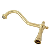 KSP1242 Brass Faucet Spout for KS1242 Series, Polished Brass