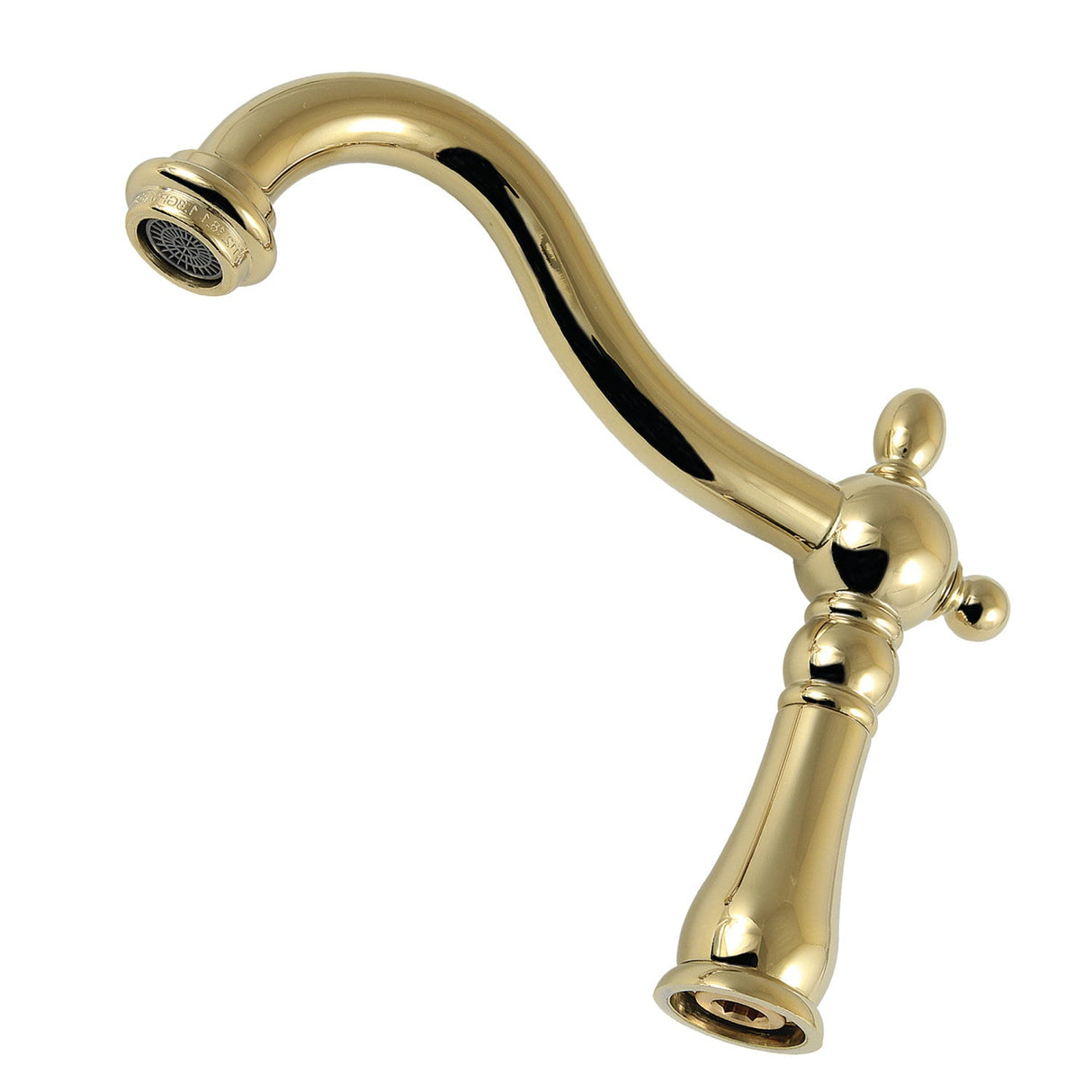 Heritage KSP1262 1.8 GPM 6-1/2 Inch Brass Faucet Spout, Polished Brass