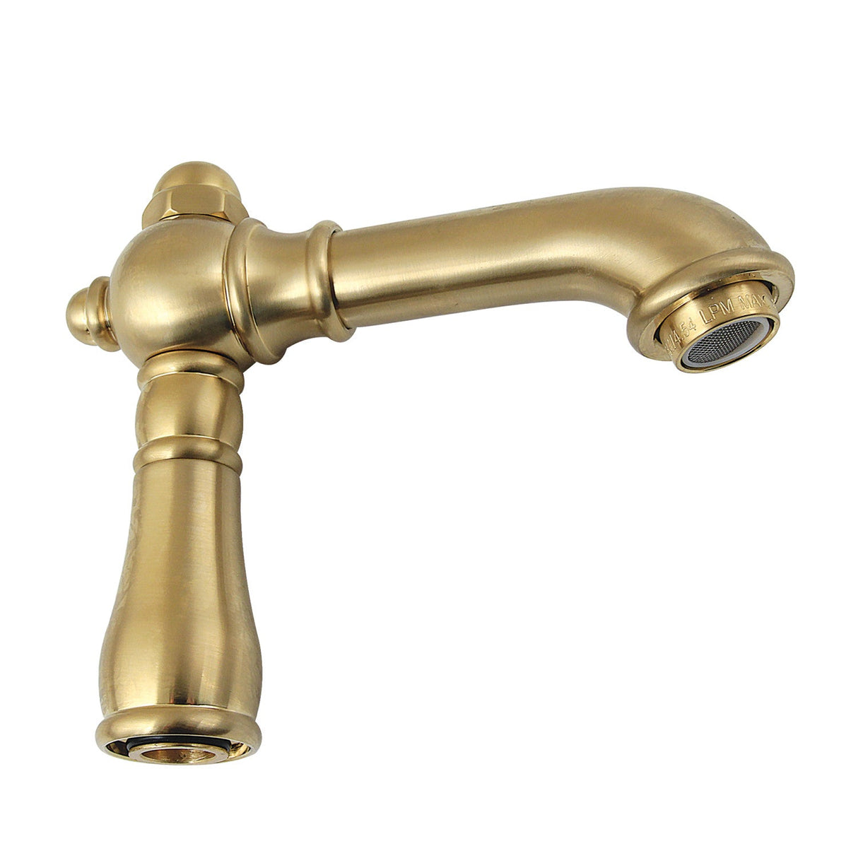 English Country KSP7257 4-1/2" Brass Faucet Spout, 1.2 GPM, Brushed Brass
