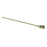 KSPR1972 Brass Pop-Up Rod, Polished Brass