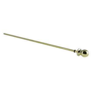 KSPR1972 Brass Pop-Up Rod, Polished Brass