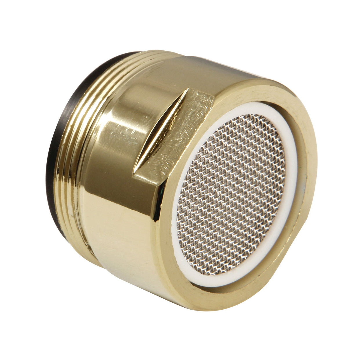 Cal Green KSSA4362 Stream Shaper, Male Thread, Polished Brass