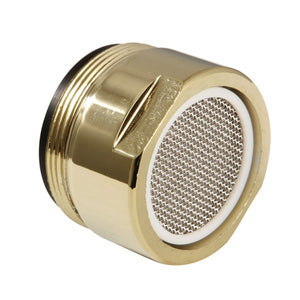 Cal Green KSSA4362 Stream Shaper, Male Thread, Polished Brass