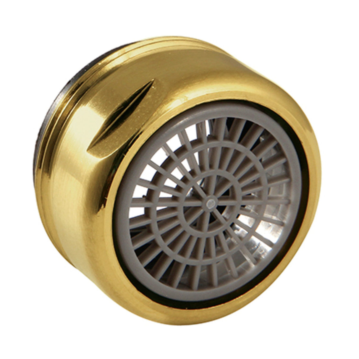 Cal Green KSSA8137 Stream Shaper, Male Thread, Brushed Brass