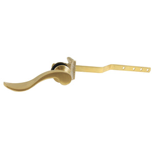 NuWave KTDFL7 Front Mount Toilet Tank Lever, Brushed Brass